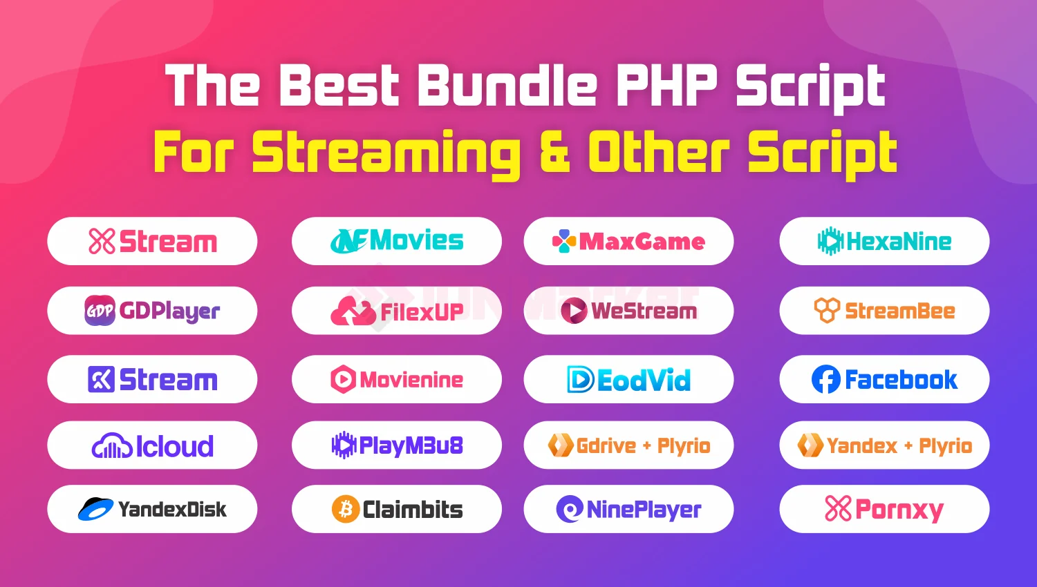 The Best PHP Script Bundle - Video Player & Themes Movies & Other Scripts