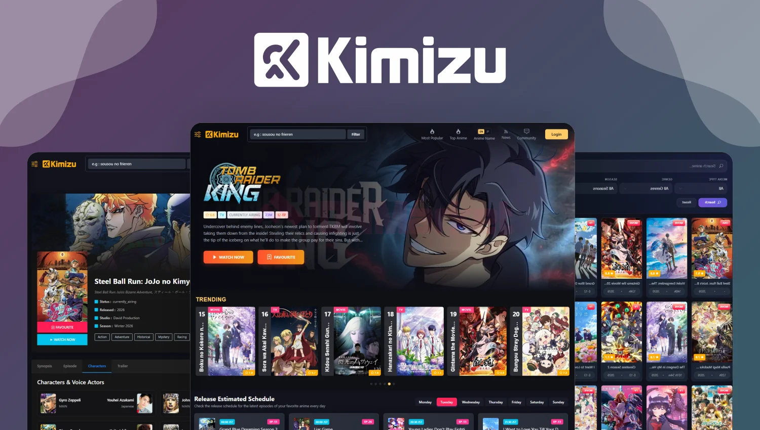 Kimizu - Anime Streaming Platform